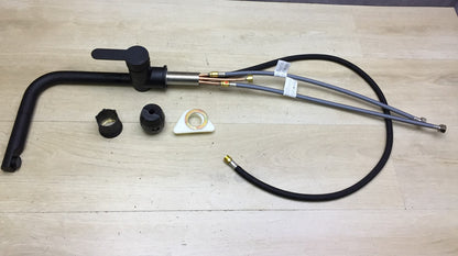 Schütte 79769 Niederdruck Küchenarmatur ausziehbar, Wasserhahn, schwarz, I33779