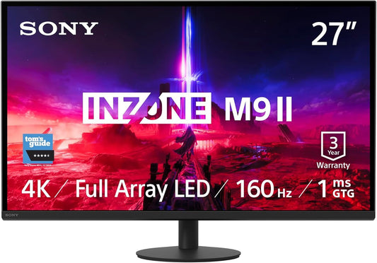 Sony INZONE M9 II Gaming 4K Monitor 26.9" UHD 3840x2160 HDR NVIDIA G-Sync 160Hz 