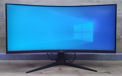 AOC CU34G2X/BK Gaming Monitor 34" Curved QHD 3440x1440 HDMI DP FreeSync 144Hz 