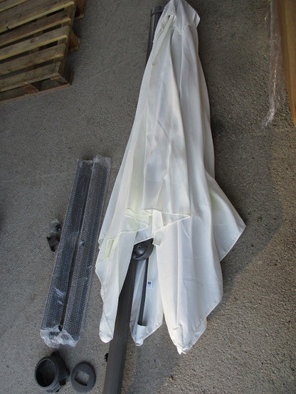 Sonnenschirm 3 x 3 ecru P/LATER Händler R03964