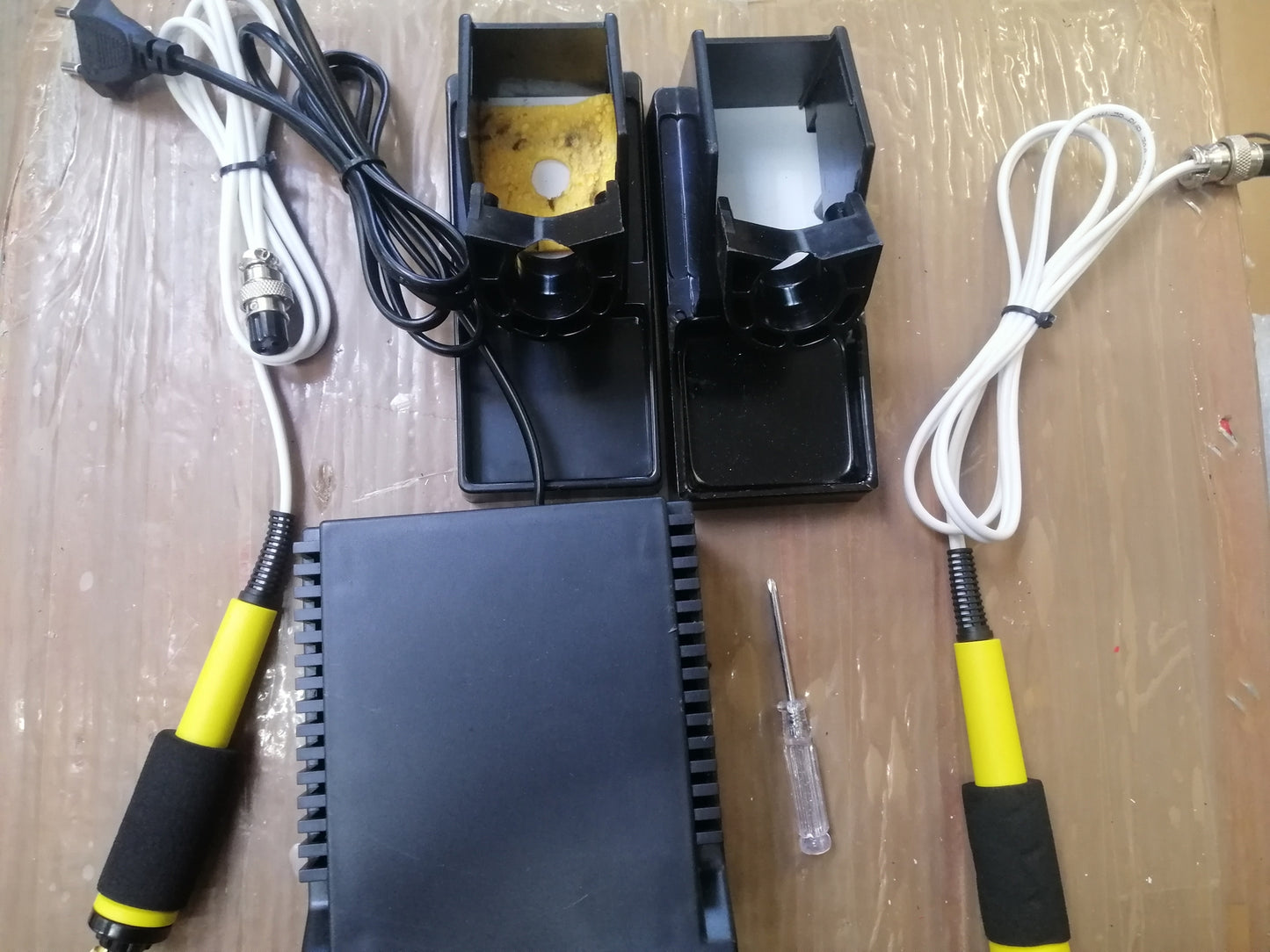 HUKOER 60W 110-240V Pyrographie-Maschine, Holzschnitzwerkzeug-Kit I02702