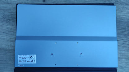 Uperfect Tragbarer 4K Gaming Monitor 15,6" Ultra HD 3840x2160 USB-C silber