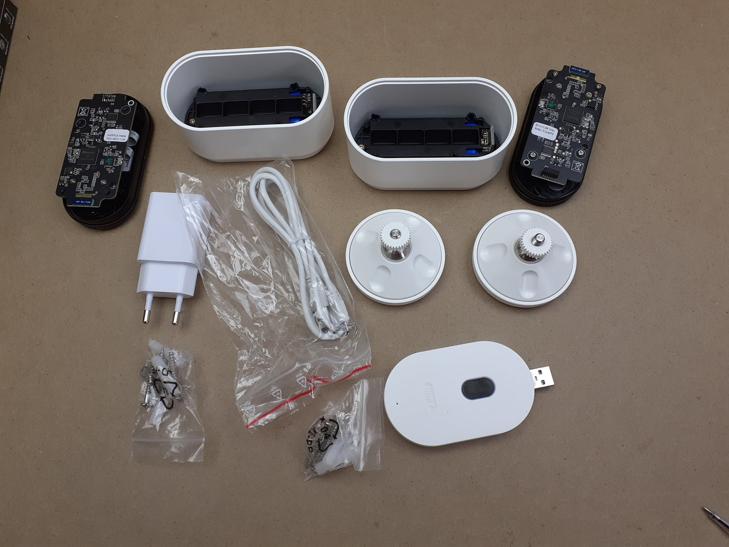 ABUS Akku-Überwachungskamera PPIC90200 2er-Set WLAN HD Kamera, I06876