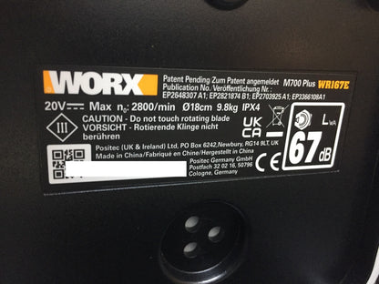 WORX Landroid M700 PLUS WR167E Mähroboter für Gärten bis 700 qm, I34210