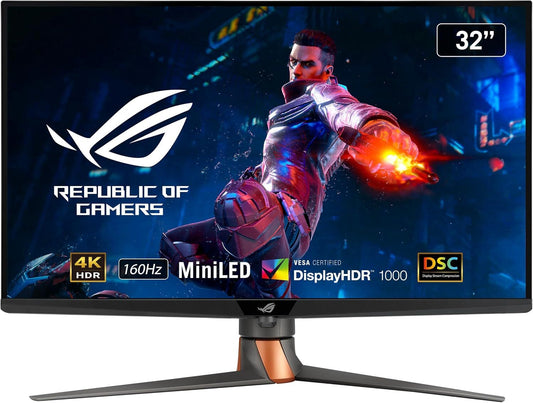 ASUS ROG Swift PG32UQXR 4K Gaming Monitor 32" UHD 3840x2160 HDR FreeSync 160Hz