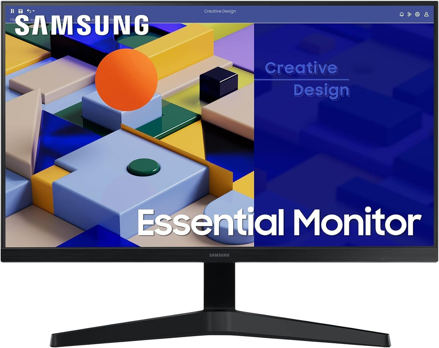 Samsung Essential S27C312EAU Monitor 27" FHD 1920x1080 IPS VGA HDMI AMD FreeSync 