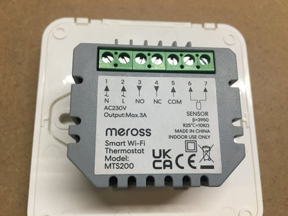 Meross MTS200 Smart Heizungsthermostat Boiler WLAN Digital WiFi, I31620