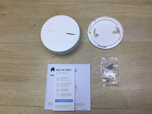 Netatmo Smart Smoke Detector NSD01, automatic tests, smoke alarm, I31500