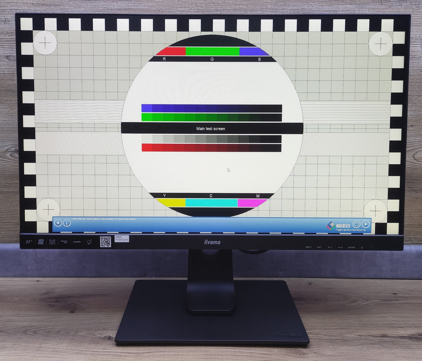 iiyama ProLite B2791HSU-B1 Monitor 27" FHD 1920x1080 DP HDMI VGA AMD FreeSync 