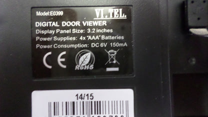 TELESE Digitaler Türspion Silber E0399-12, I08106