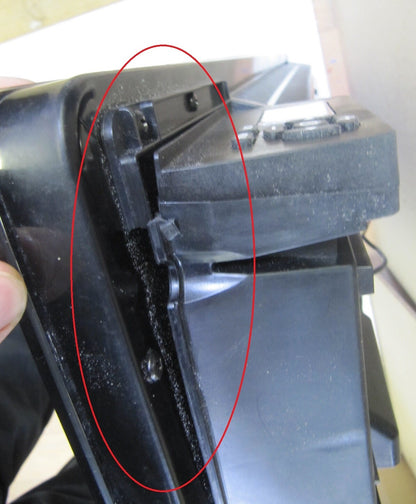 Carrera Heizkörper Heigerät Keramik Glas LCD 2000 W schwarz Rechnung D43956