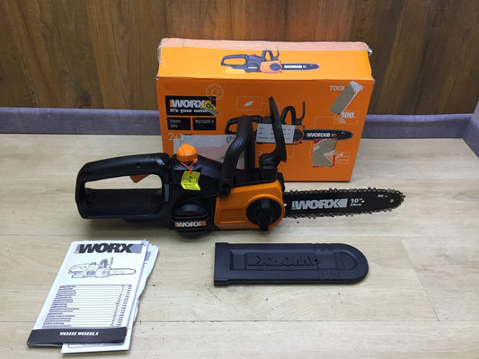 WORX WG322E Akku-Kettensäge 20V Solo, 25 cm Schnittlänge, I33300