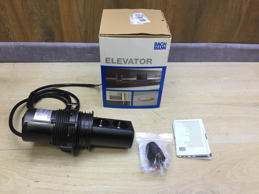 Bachmann Elevator retractable socket 9280024 black 2-way, I33217 