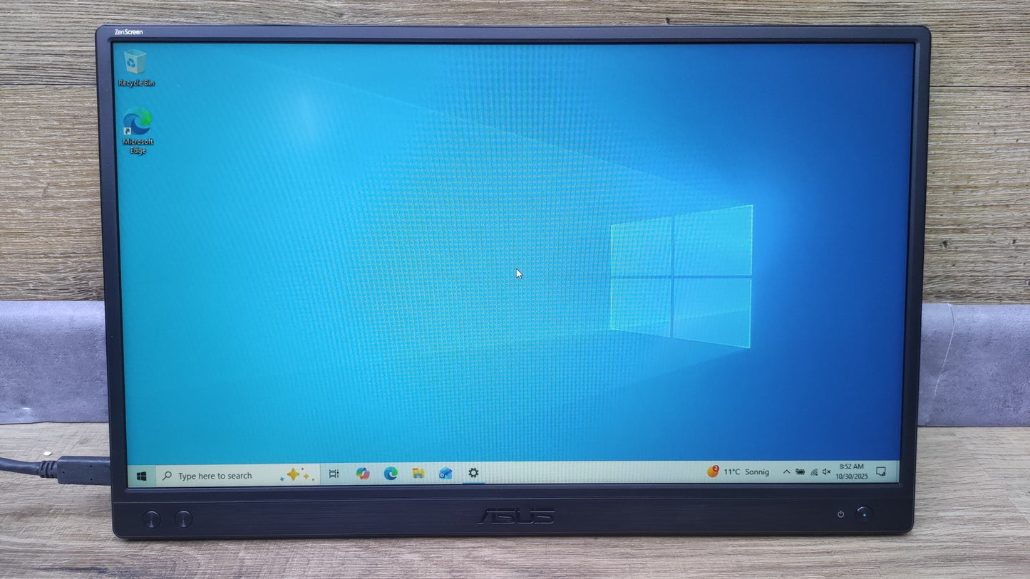 ASUS ZenScreen MB166C Monitor 15.6" FHD 1920x1080 USB-C IPS-Panel 60Hz schwarz