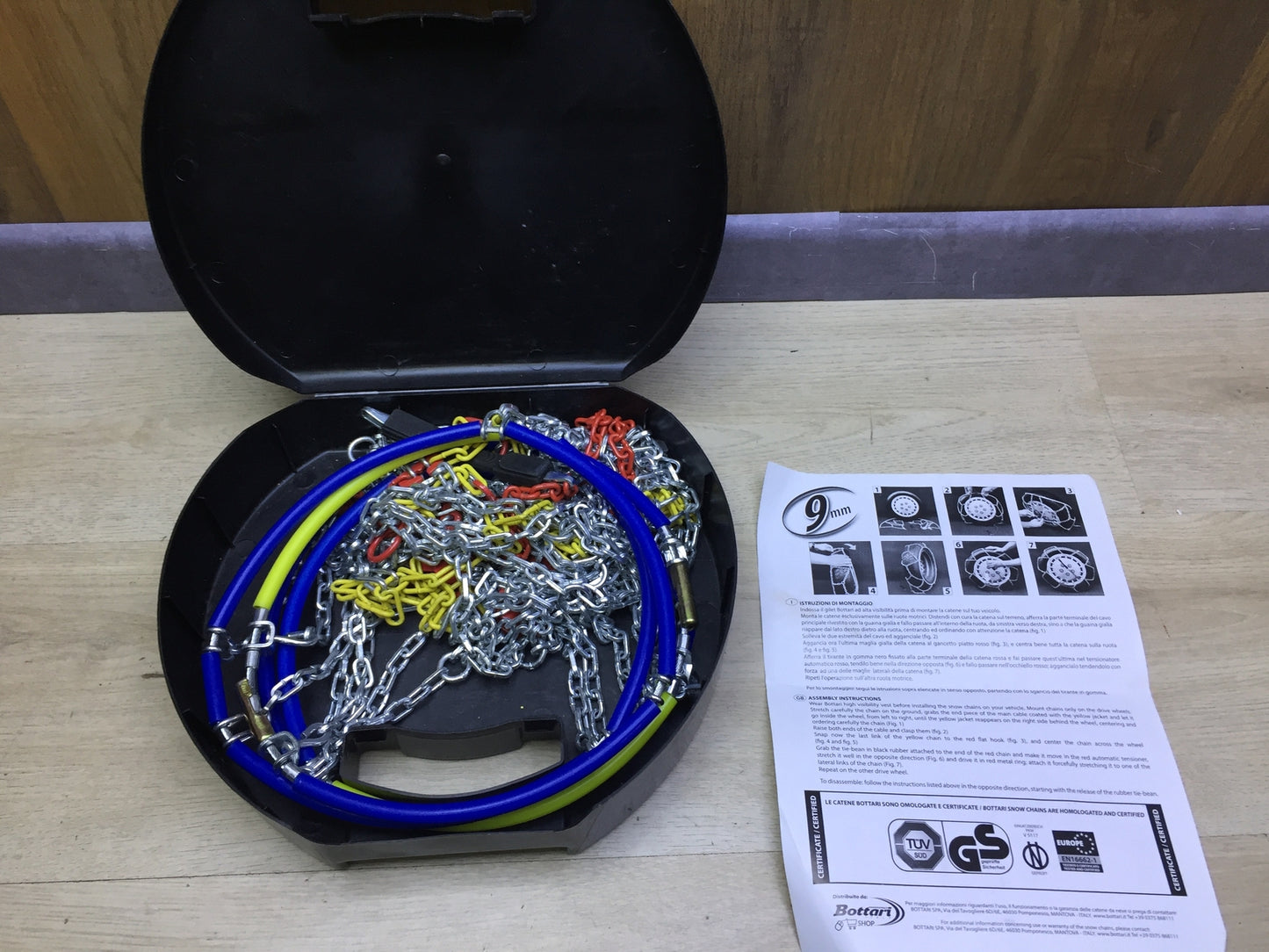 Bottari 18815 Schneeketten "Rapid T2", 9 mm, Größe 50, I31037