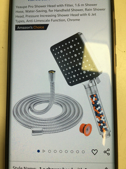 YEAUPR PRO S6216 Duschset, quadratischer Duschkopf, I31022