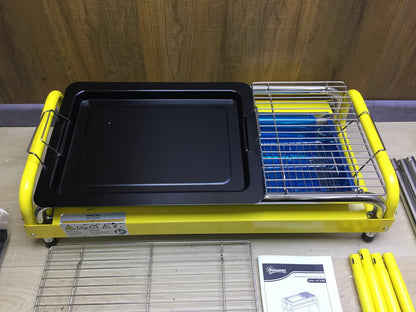Outsunny 846-141V00 Charcoal Grill, BBQ Grill, with 2 Grill Racks, I33349 