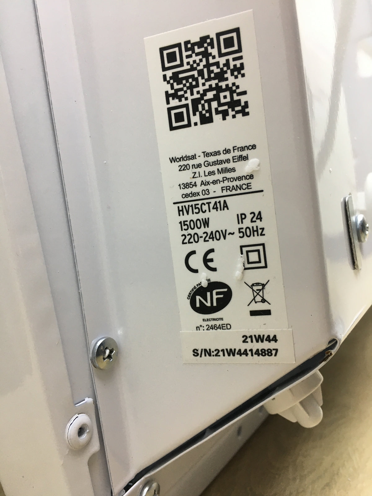 Carrera HV15CT41A Heizkörper, Gusseisen, LCD, 1500 W, I16531