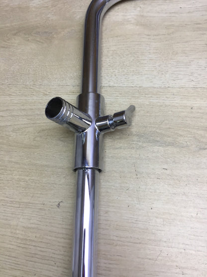 JOHO 304 Edelstahl Duschset mit Thermostat Duscharmatur Regendusche, I31757