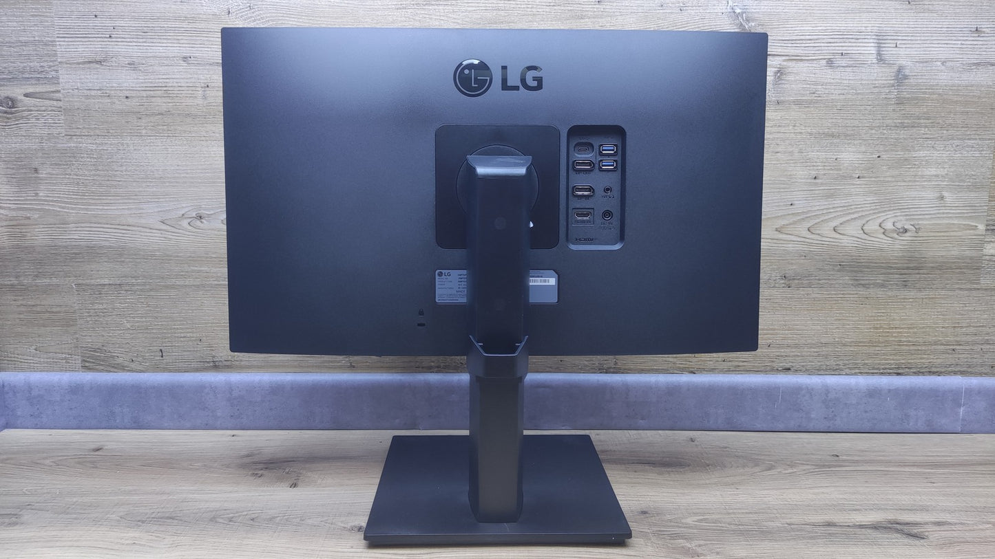 LG 24QP750P-B Monitor 23.8" WQHD 2560x1440 HDR10 DP HDMI USB-C AMD FreeSync 75Hz