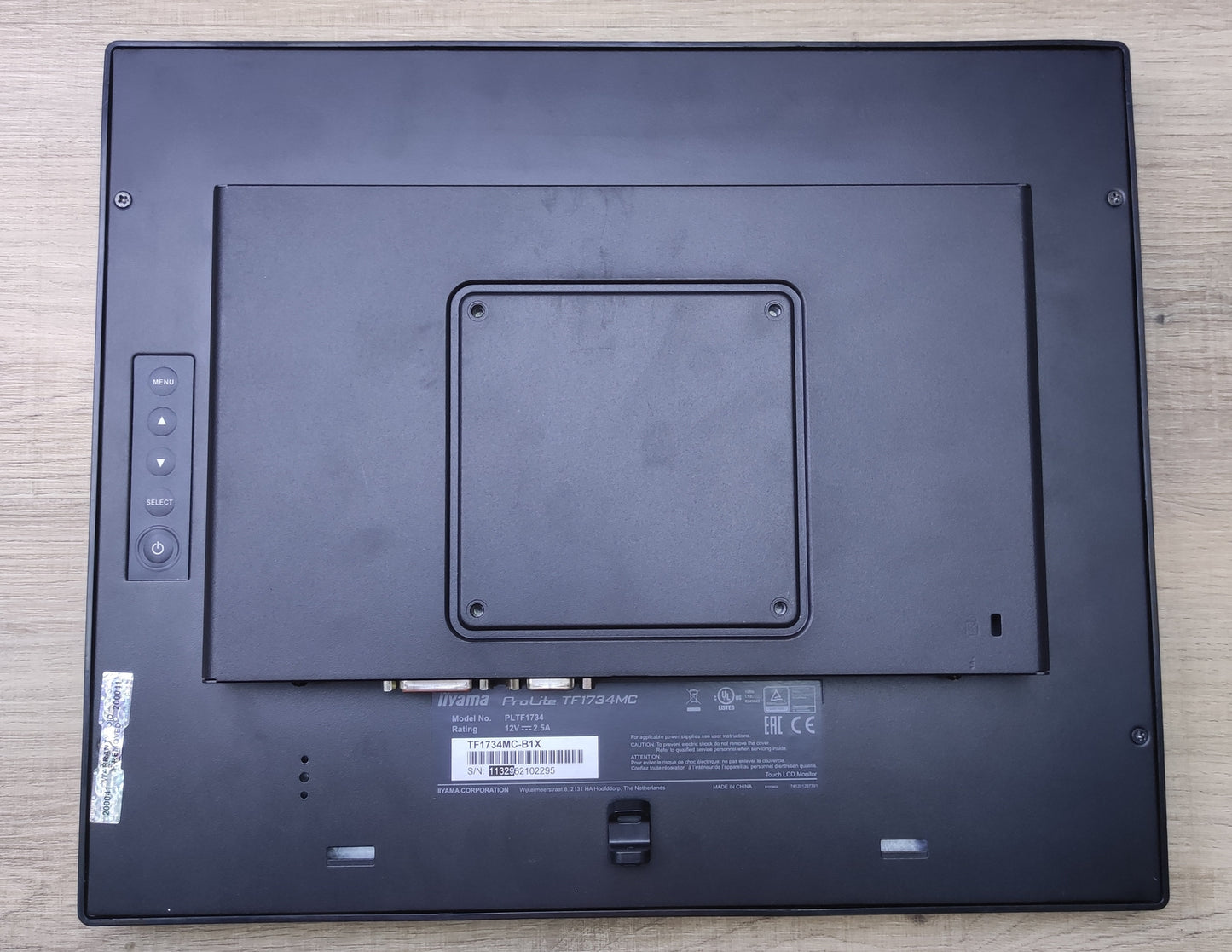 iiyama ProLite TF1734MC-B1X Touch Monitor 17" SXGA 1280x1024 TN VGA DVI USB