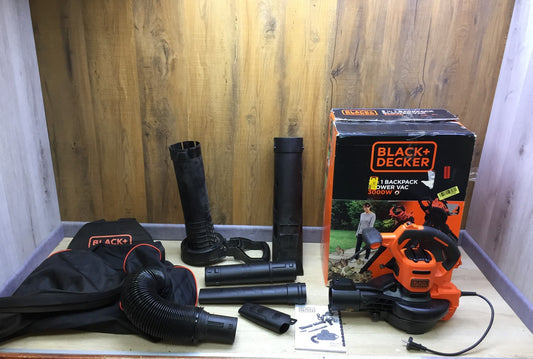 Black&amp;Decker BEBLV300 Electric Leaf Vacuum/Blower 3.0kW 72l, I33015 