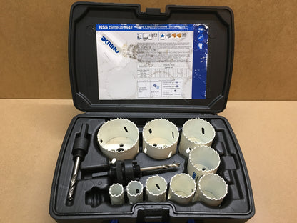 Krino 21013205 K Bimetall-Lochsägen-Set 11-teilig, I29700