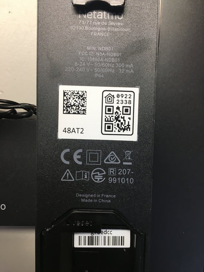 Netatmo Intelligente Video-Türklingel NDB01, WLAN, Audio, I11225