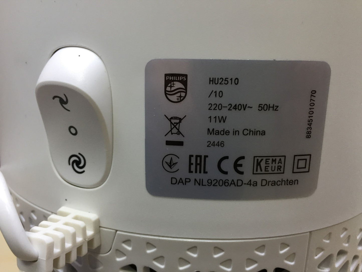 Philips HU2510/10 Luftbefeuchter 2000er Serie, NanoCloud-Technologie, I33931