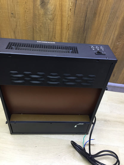 Chemin'Arte 039 Electric Fireplace Steel Black, I31543 