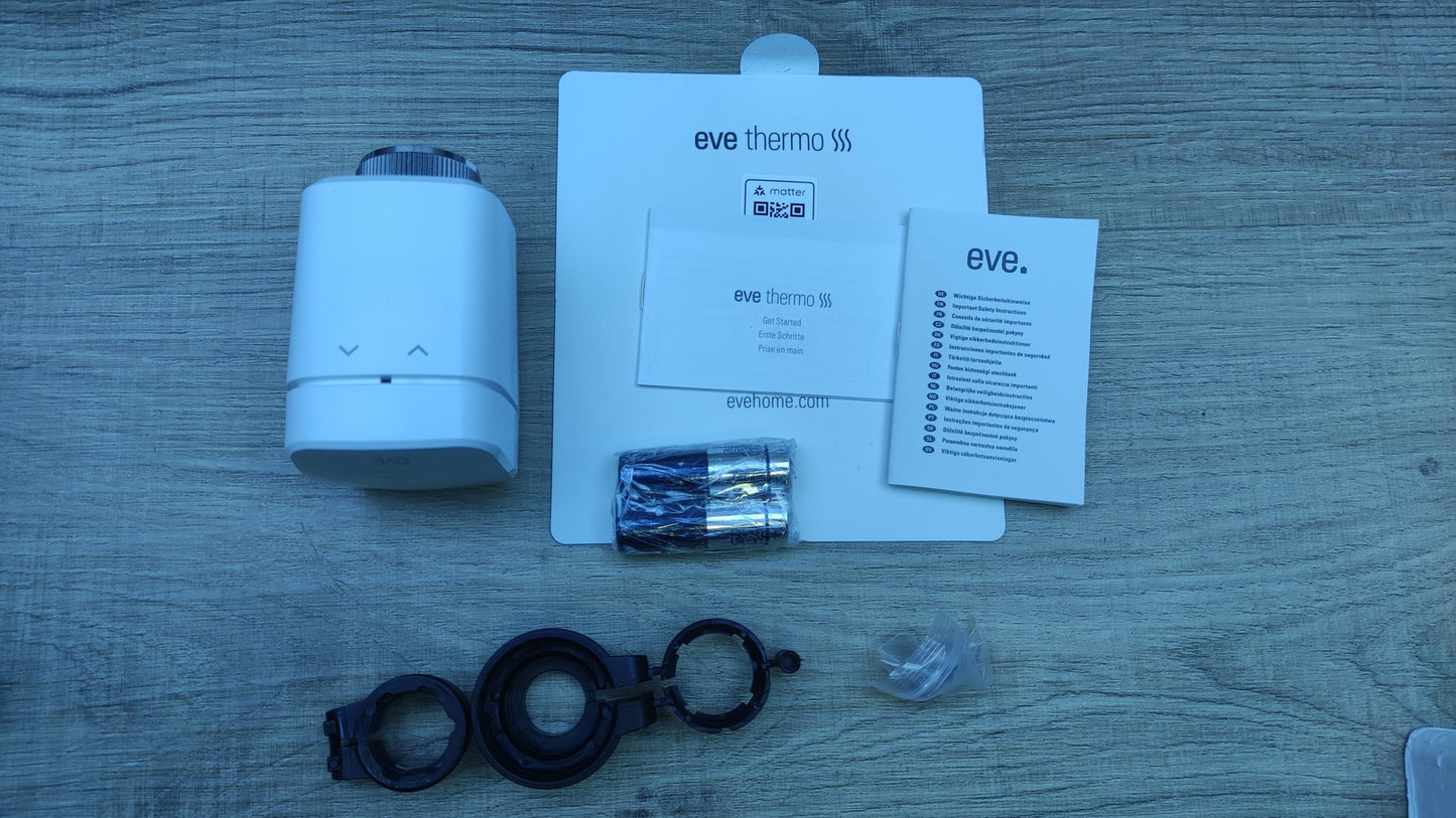 Eve Thermo (Matter) Smartes Heizkörperthermostat LED-Display I32515