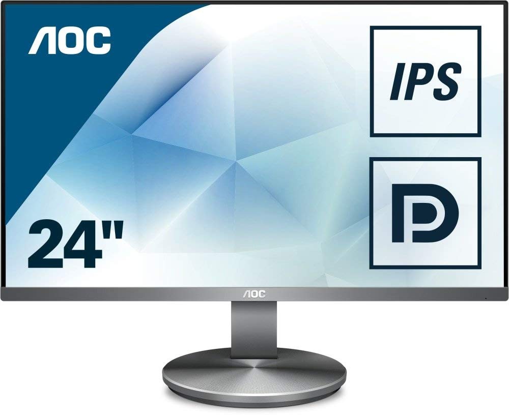 AOC I2490VXQ/BT Monitor 23.8" FHD 1920x1080 IPS DP HDMI VGA 60Hz Speakers 