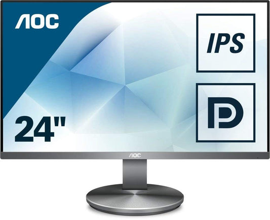AOC I2490VXQ/BT Monitor 23.8" FHD 1920x1080 IPS DP HDMI VGA 60Hz Speakers 