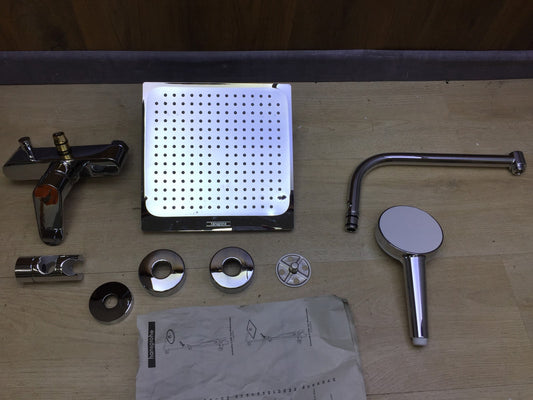 Hansgrohe 27284000 shower system with single-lever mixer, I33054 