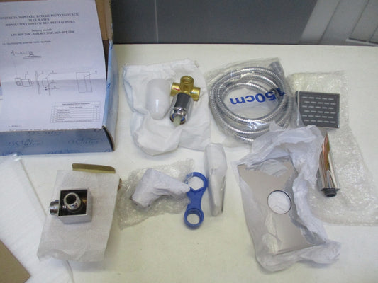 Bluewater Hochdruckarmatur tor-zkp. 300 C verchromtem Dusche System Y01499