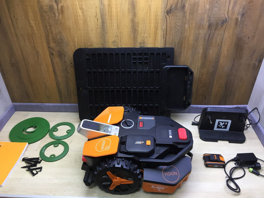 WORX Landroid Vision S250 Mähroboter WR202E, für Gärten bis 250m², I33592