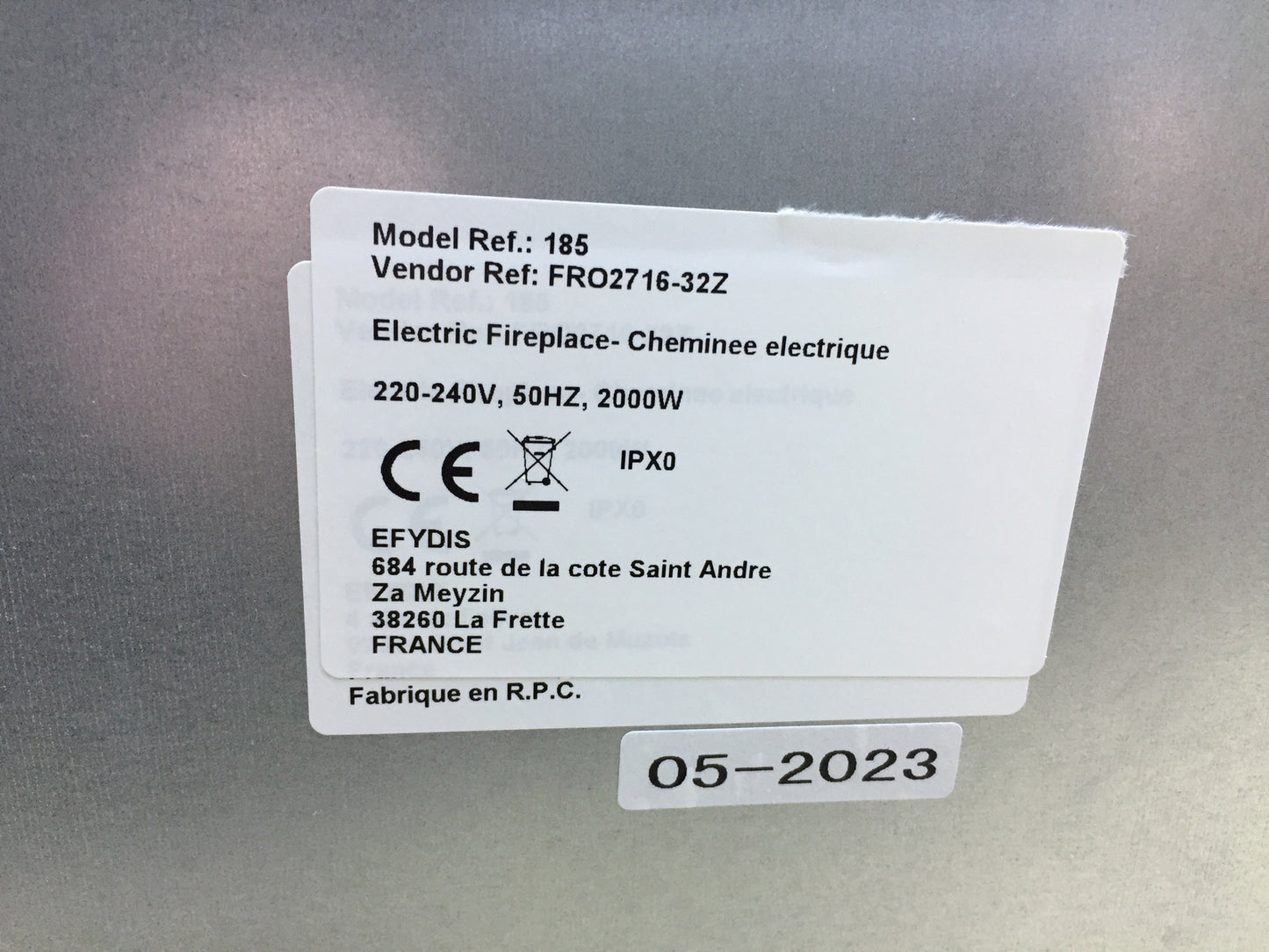 Chemin'Arte 185 Lounge Wandkamin mittelgroß weiß 82 x 21 x 42 cm, I23885