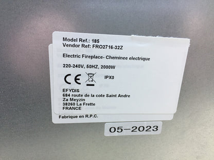 Chemin'Arte 185 Lounge Wandkamin mittelgroß weiß 82 x 21 x 42 cm, I23885