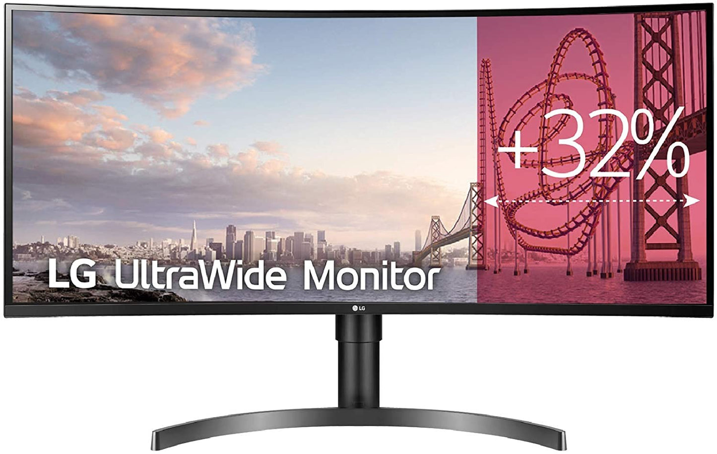 LG 35WN75C-B Monitor 35" UltraWide 3440x1440 USB-C HDR10 AMD FreeSync 100Hz 5ms 