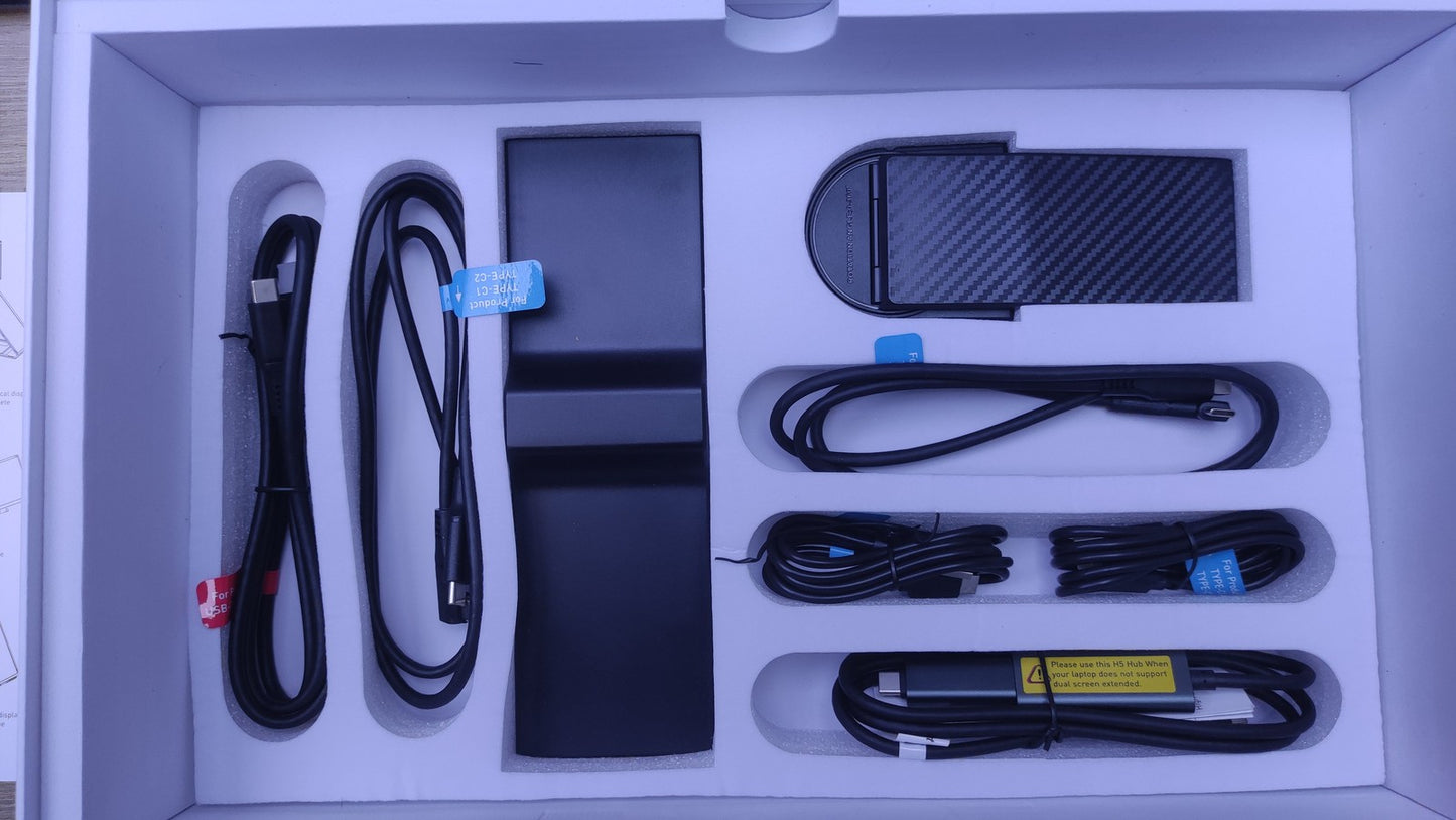 Kwumsy S6 Tragbarer Monitor Erweiterung für Laptop 15,6 1920x1080 HDMI USB-C