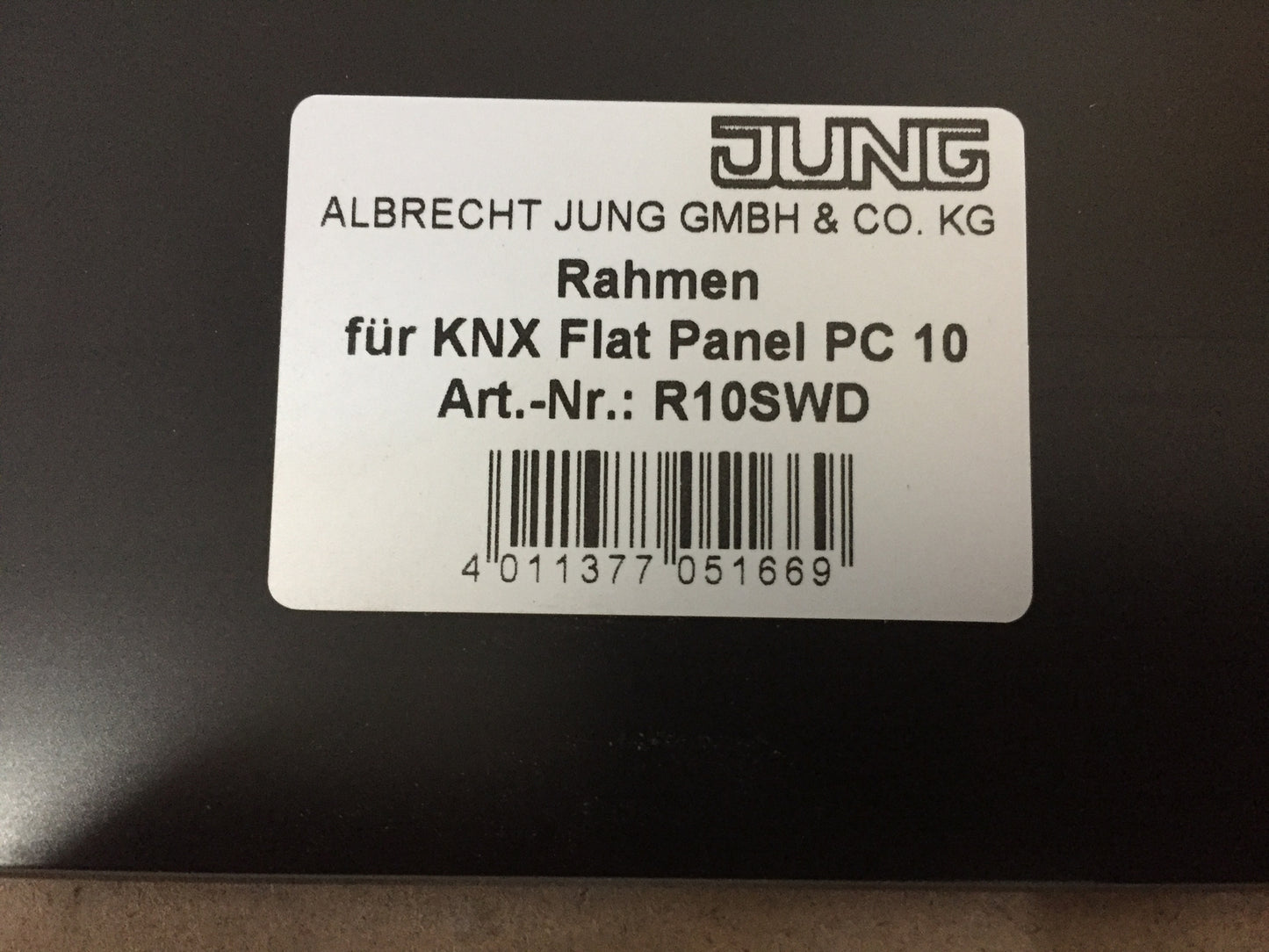 Jung R10SWD Rahmen für KNX Flat Panel PC 10 Zoll (25.4 cm) Glas, I14296