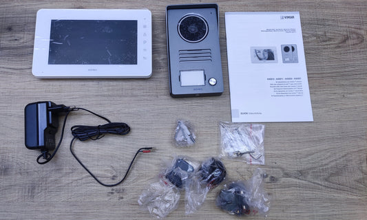 VIMAR ELVOX K40910 Videosprechenalagen-Set mit Monitor 7 Zoll, I30786
