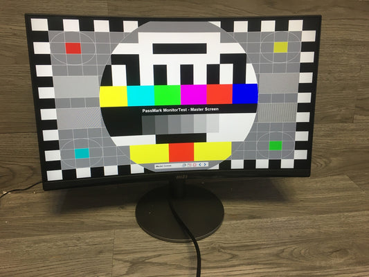 MSI PRO MP242C Curved Monitor 23.6" FHD 1920x1080 VGA HDMI 75Hz Speakers 