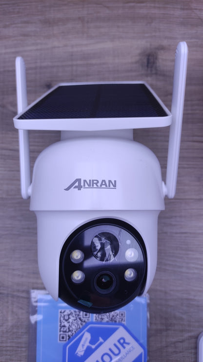 ANRAN 4K Überwachungskameraset Aussen Solar, 8MP, mit Basis AR-D6024, I33850