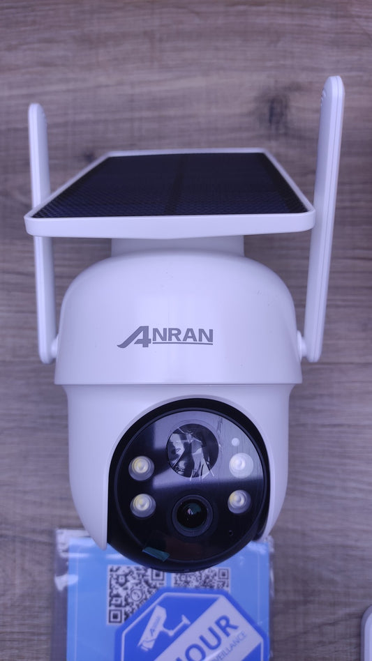 ANRAN 4K Überwachungskameraset Aussen Solar, 8MP, mit Basis AR-D6024, I33850