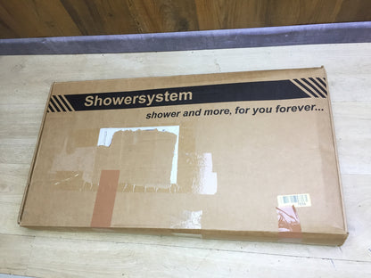 JOHO shower system with thermostat, black, I32311