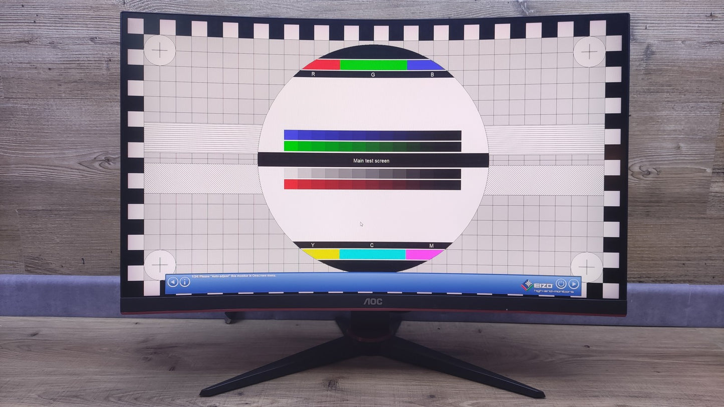 AOC Gaming C27G1 Monitor 27" Curved FHD 1920x1080 HDMI DP VGA AMD FreeSync 144Hz