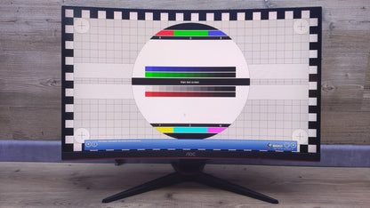 AOC Gaming C27G1 Monitor 27" Curved FHD 1920x1080 HDMI DP VGA AMD FreeSync 144Hz