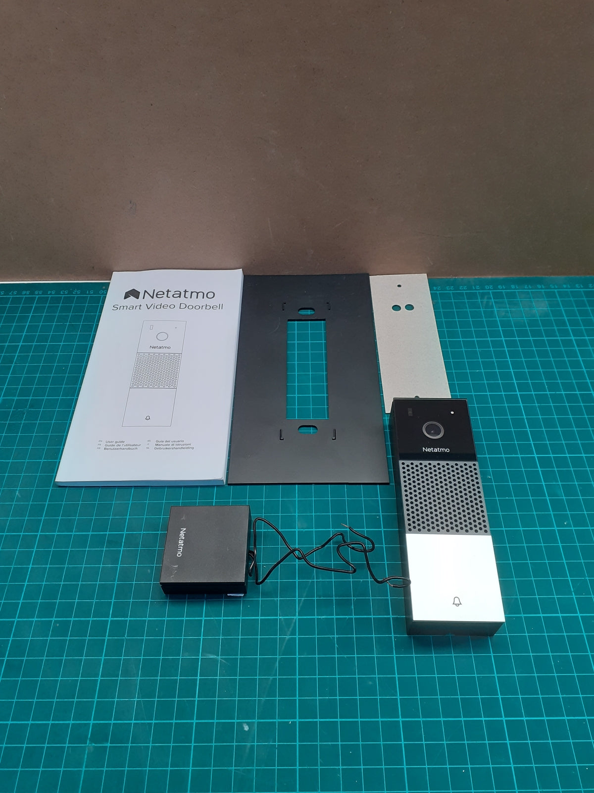 Netatmo Smarte Video Türklingel mit Kamera, WLAN, 2-Wege-Audio, NDB-N, I04789