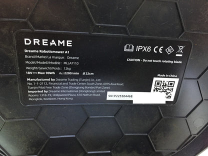 DREAME Intelligent Robotic Lawnmower A1 (MLLA7110), I33429 